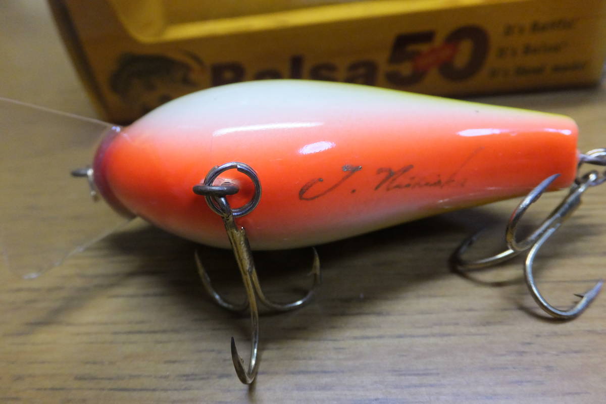 西岡氏サイン入り オールド バルサ50 ジュニア BALSA50 （6） バルサ