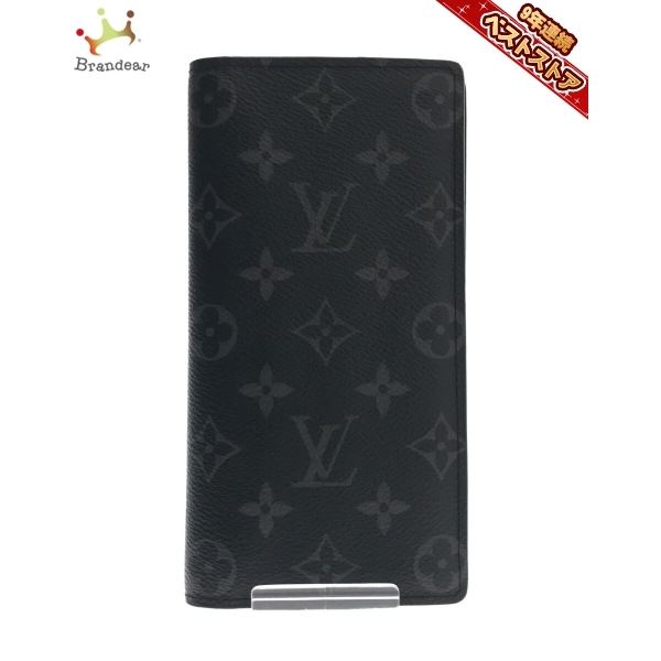 ルイヴィトン LOUIS VUITTON 長財布 M61697 ポルトフォイユ・ブラザ モノグラム・エクリプス キャンバス モノグラム・エクリプス TA4109