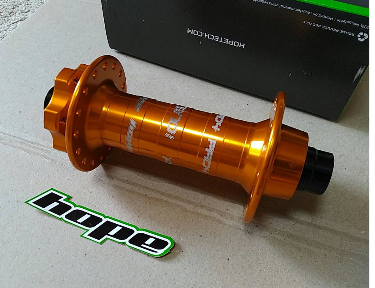 hope PRO4 Fatsno 32H 150mm FDS オレンジ (フロント ハブ) ファット 
