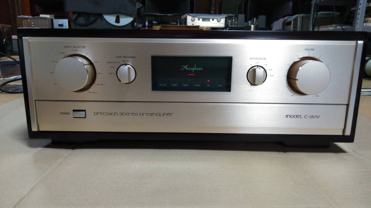 Accuphase アキュフェーズ プリアンプ C-280V - コントロールアンプ C 