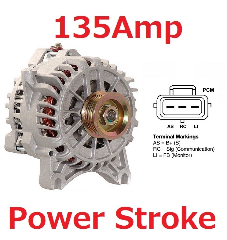 ◆◆◆ パワーストローク ★ 新品 6G 135アンペア 2003-2011y リンカーン タウンカー オルタネーター ダイナモ