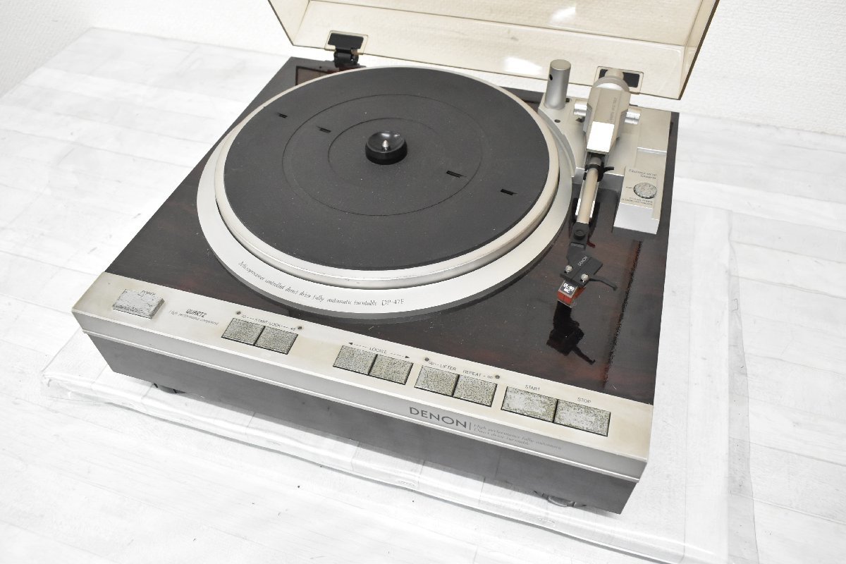 Σm5846 ジャンク DENON デノン ターンテーブル DP-47F