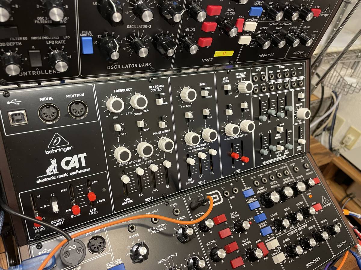 新品同様 6月購入 BEHRINGER めんどく CAT