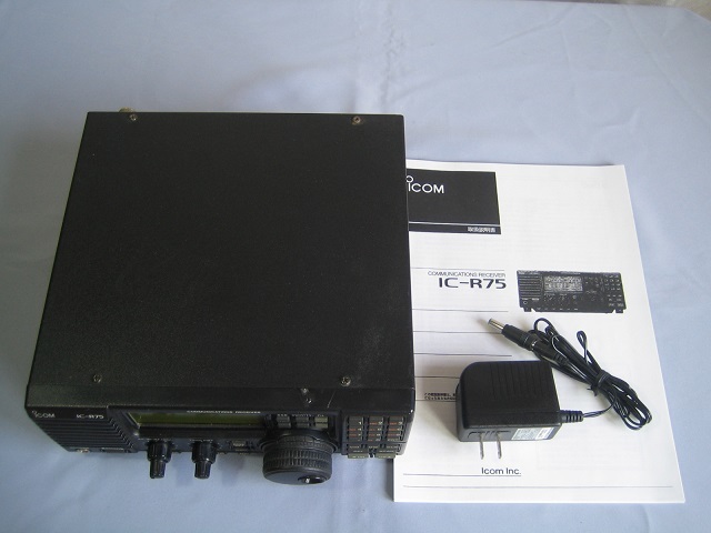 アイコム IC-R75 DSPユニット CW フィルターSSBフィルター装着済
