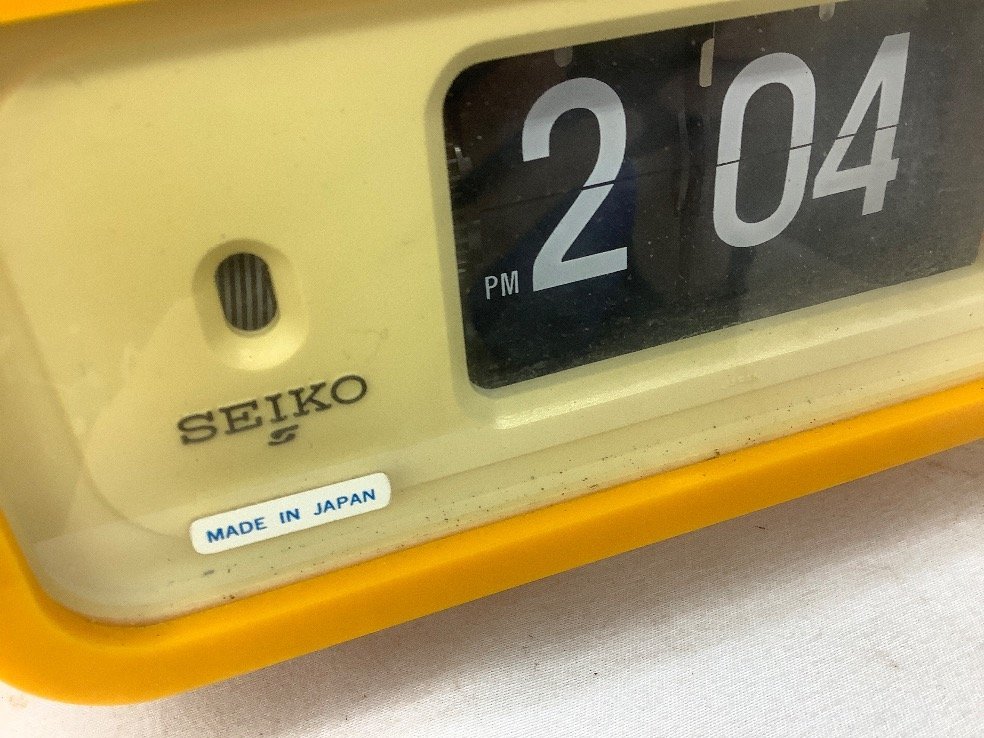 SEIKO パタパタ時計 DP668 昭和レトロ 白色50/60Hz 美品 SEIKO パタパタ時計 DP668 昭和レトロ 白色50⁄60Hz 美品 SEIKO