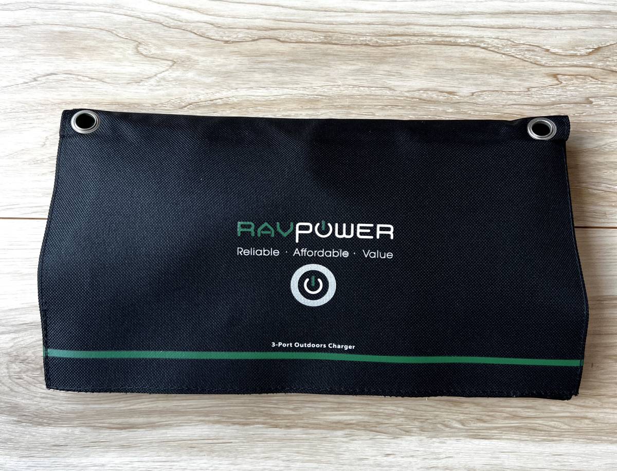 中古] RAVPOWER ソーラーチャージャー RP-PC005 災害時 アウトドア USB 
