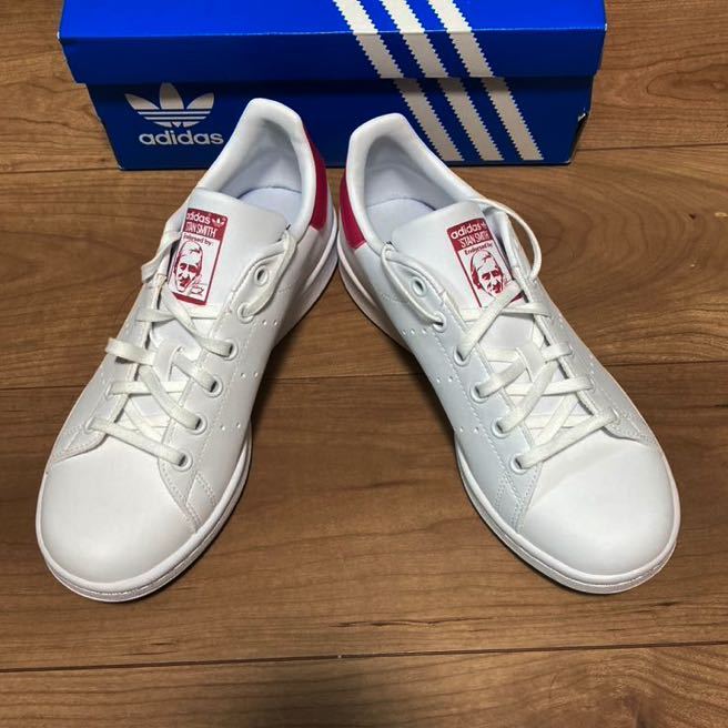 アディダス スタンスミス J ホワイト/レッド 23cm アディダス スタンスミス J ホワイト/レッド 23.5cm adidas スタンスミスJ スニーカー 23.5