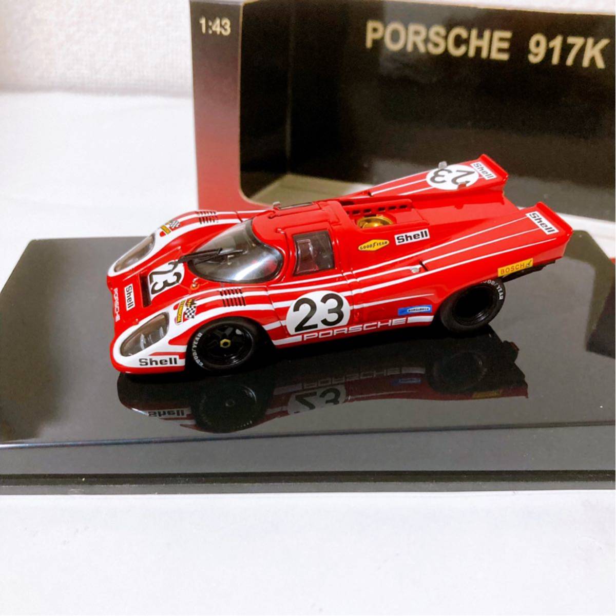 【人気定番，本物保証】 オートアート ポルシェ 917K 1/43 ルマン優勝 H.ヘルマン/R.アトウッド AUTOart PORSCHE 917K LeMans WINNER '70 ミニカーコレクション(レーシングカー)｜売買されたオークション情報、yahooの商品情報を レーシングカー