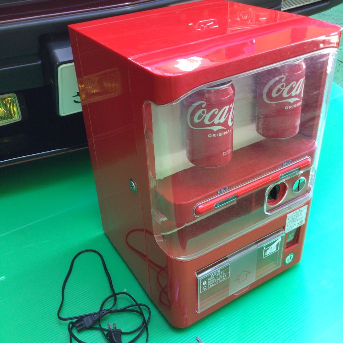 【希少】【美品】自動販売機保冷庫 当時物/コーラ/自動販売機/保冷庫/自販機 /鍵付/可動品/レトロ