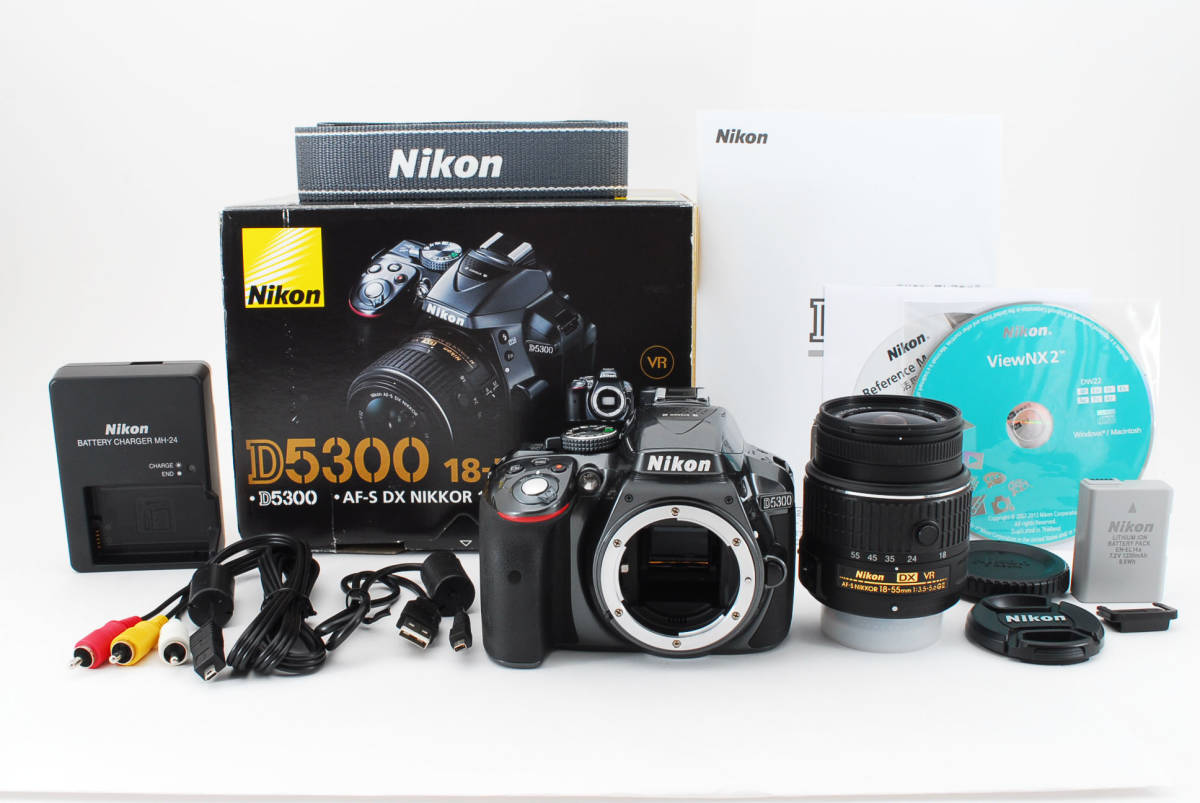 ☆超極上☆ニコン NIKON D5300 18-55 VR ii☆元箱付き☆ #2306132