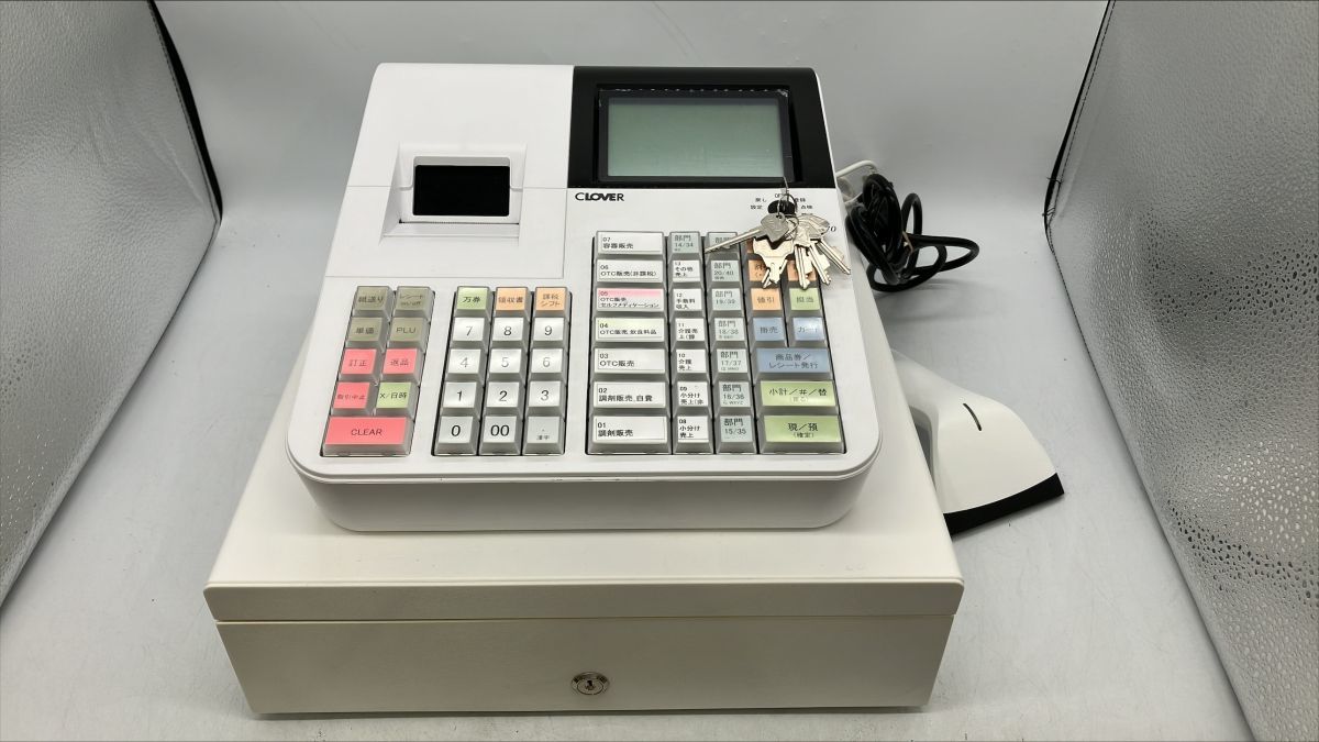 クローバーレジスターJET-670設定無料PC連携売上管理127217 【CLOVER