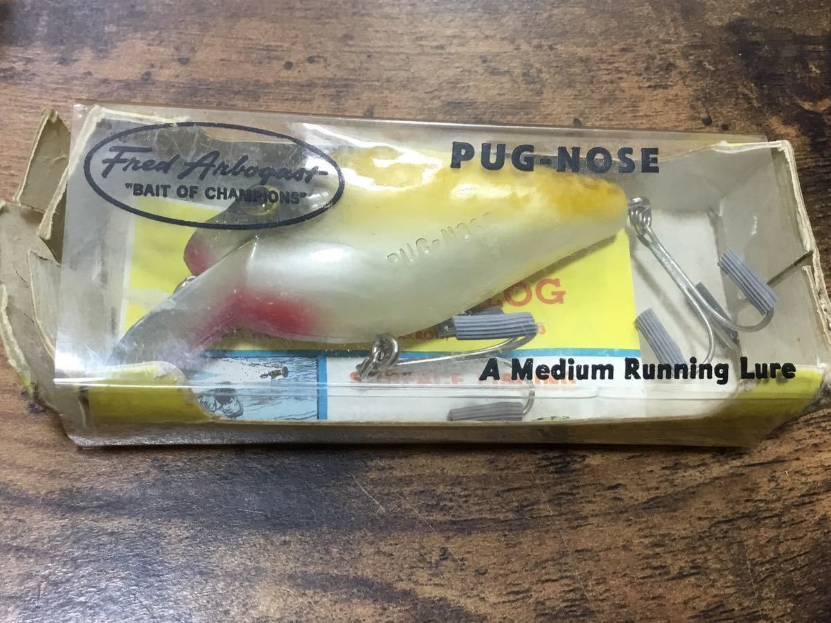 OLD/Fred-Arbogast/PUG-NOSE/5/8oz/イエロースケール/NIB/オールド
