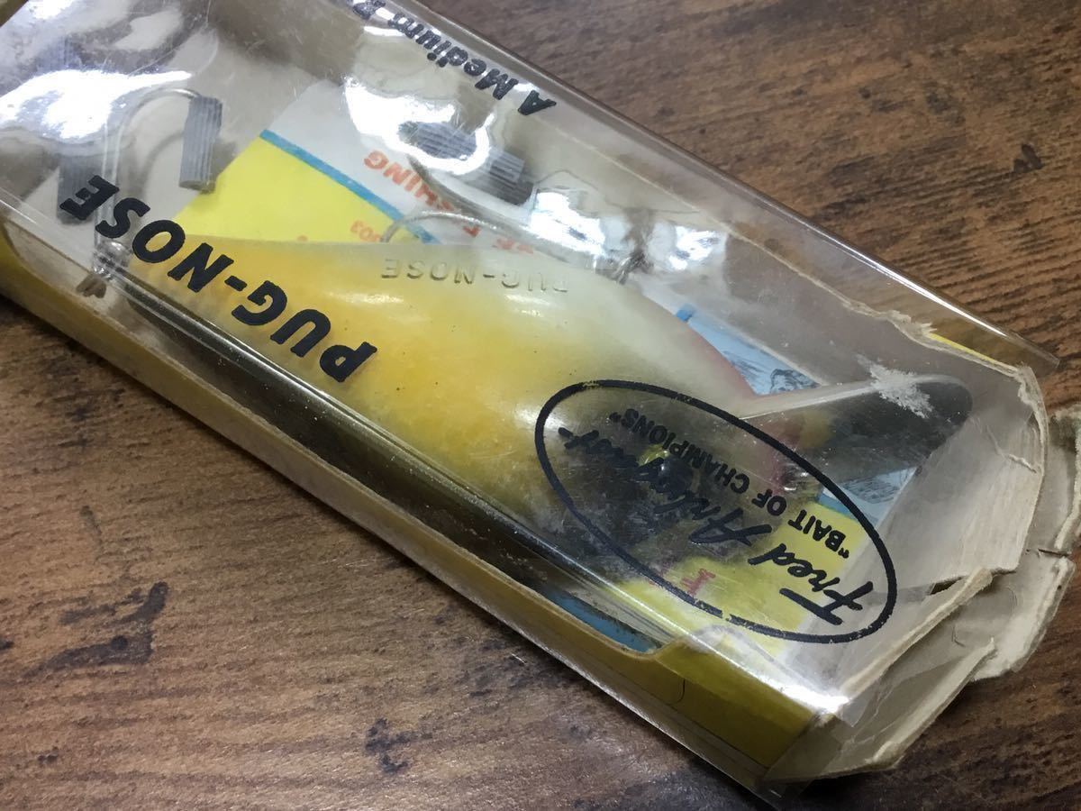 OLD/Fred-Arbogast/PUG-NOSE/5/8oz/イエロースケール/NIB/オールド