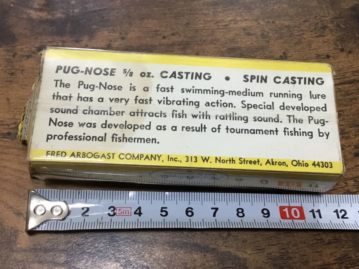OLD/Fred-Arbogast/PUG-NOSE/5/8oz/イエロースケール/NIB/オールド