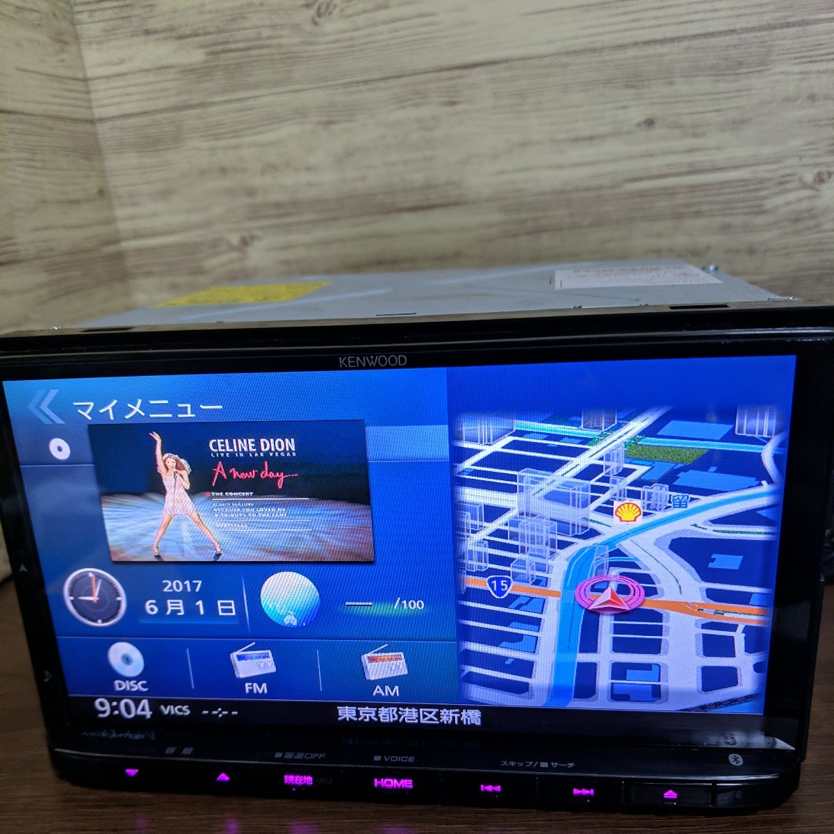 7♪KENWOOD ケンウッド カーナビ MDV-M705 地図更新2024年第2版(2025春