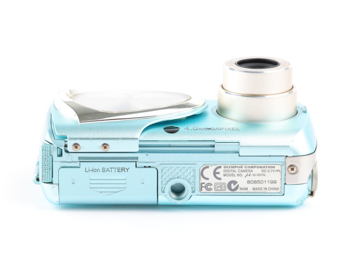 00767cmrk OLYMPUS μ-30 DIGITAL アイスブルー コンパクトデジタルカメラ Olympus Digital Camera Reviews C-3000 C3030