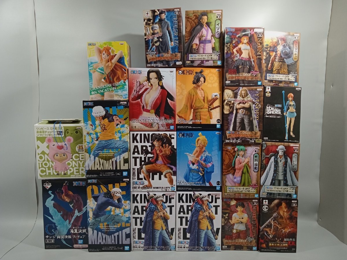 未検品・ジャンク扱い】 ワンピース フィギュア 21点まとめ売り KING