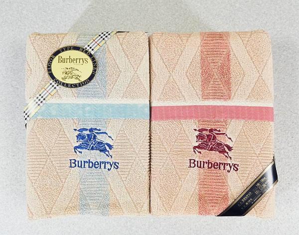 未使用 BURBERRY バーバリー タオルケット 140×190 2枚