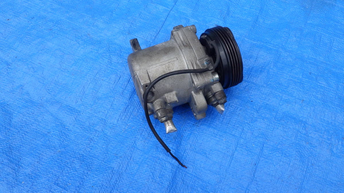 訳あり　ワゴンR MH23S 社外エアコンコンプレッサー A/Cコンプレッサー INK SZ012 HE22S/MK21S/DA64V/ML21S/MJ23S　動作品　管63
