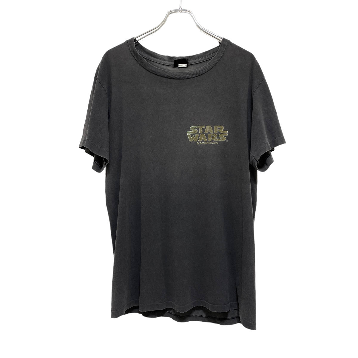 90s USA製 STAR WARS スターウォーズ バックプリント Tシャツ M 黒 