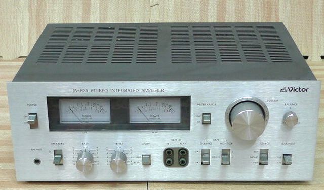 Victor プリメインアンプJA-S35 ビクター パワーメーターLED Yahoo