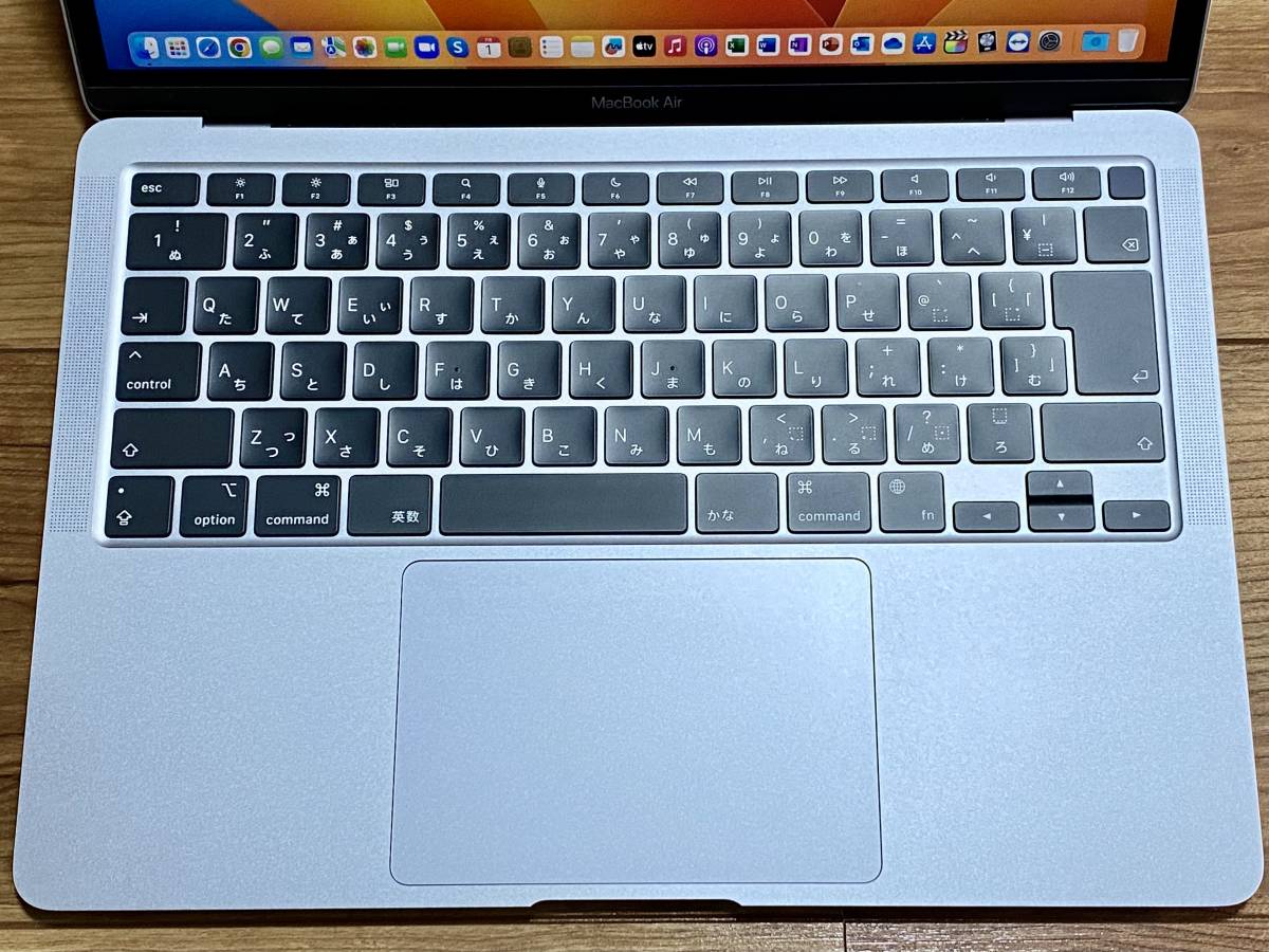 超美品 Zoom スペースグレイ MacBook Air 2020/メモリ8GB/SSD256GB 高 