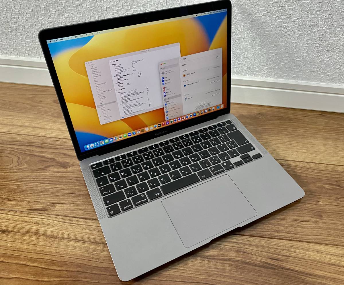 超美品 Zoom スペースグレイ MacBook Air 2020/メモリ8GB/SSD256GB 高 