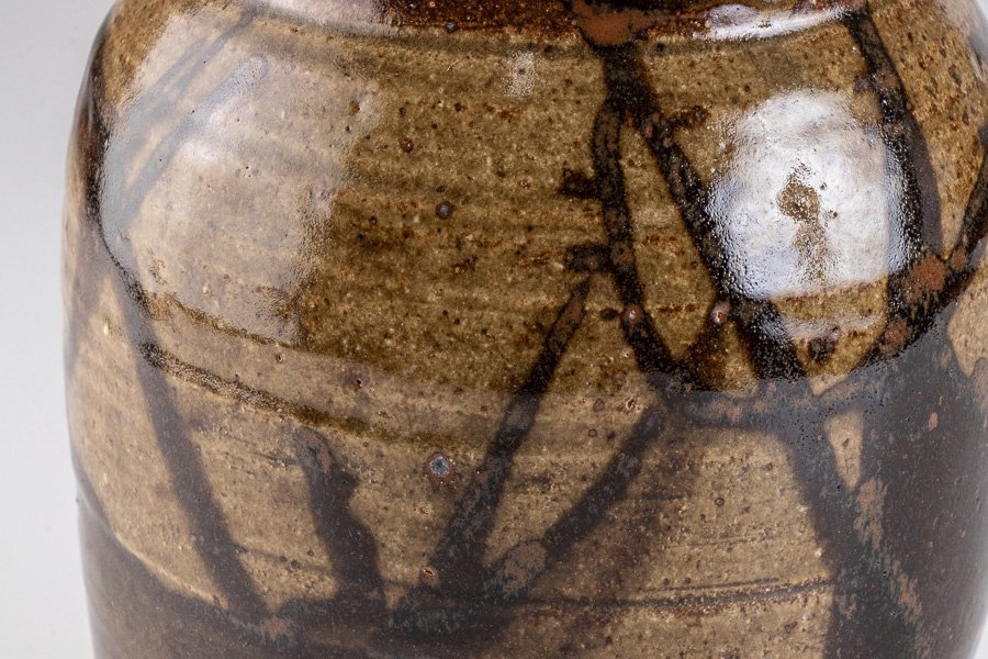 人間国宝 松井康成 花入れ 花瓶 フラワーベース