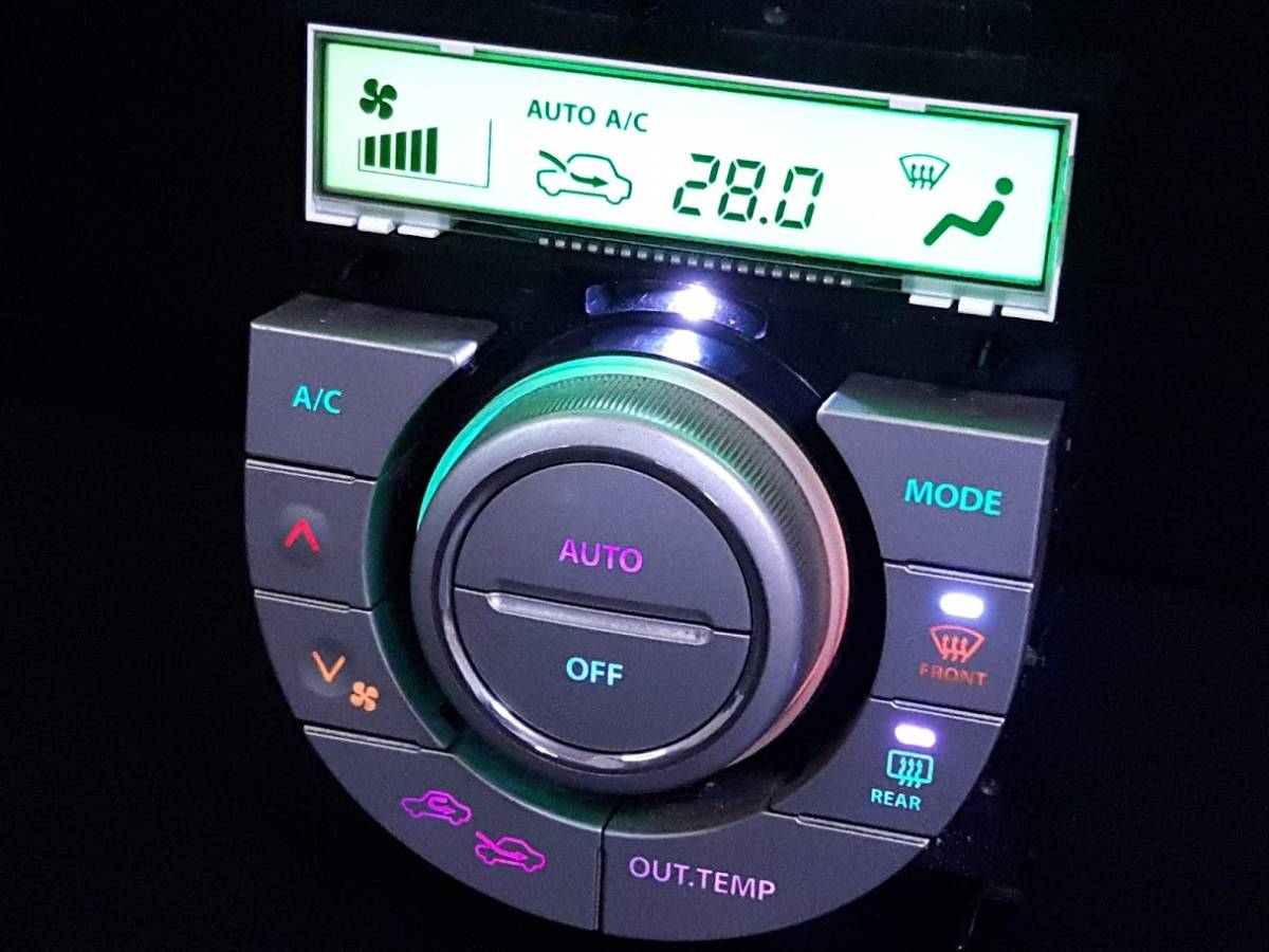 ★☆アルトラパン HE22S エアコンスイッチパネル 7色レインボーLED打ち替え品☆★