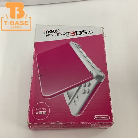 1円〜 動作確認済み 本体初期化済 ニンテンドー NEW Nintendo 3DSLL ピンク×ホワイト 本体