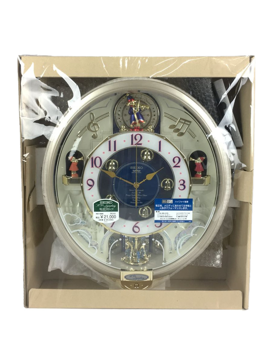 RE555S SEIKO SEIKO(セイコー) ⁄ 掛け時計 - 時計⁄WHT⁄RE555S⁄Wave