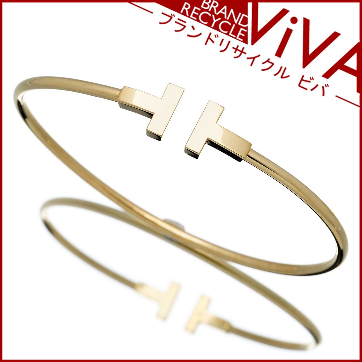 ブレスレット ティファニー ナロー T Tiffany Co. & Tワイヤー