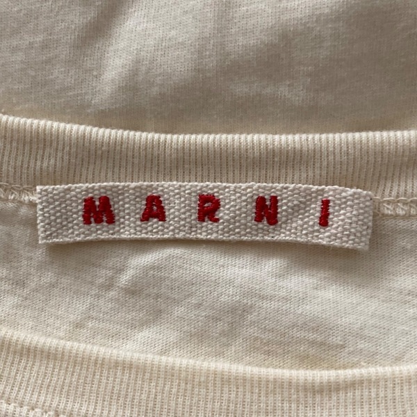 マルニ MARNI 半袖Tシャツ サイズ40 M - アイボリー レディース クルー 