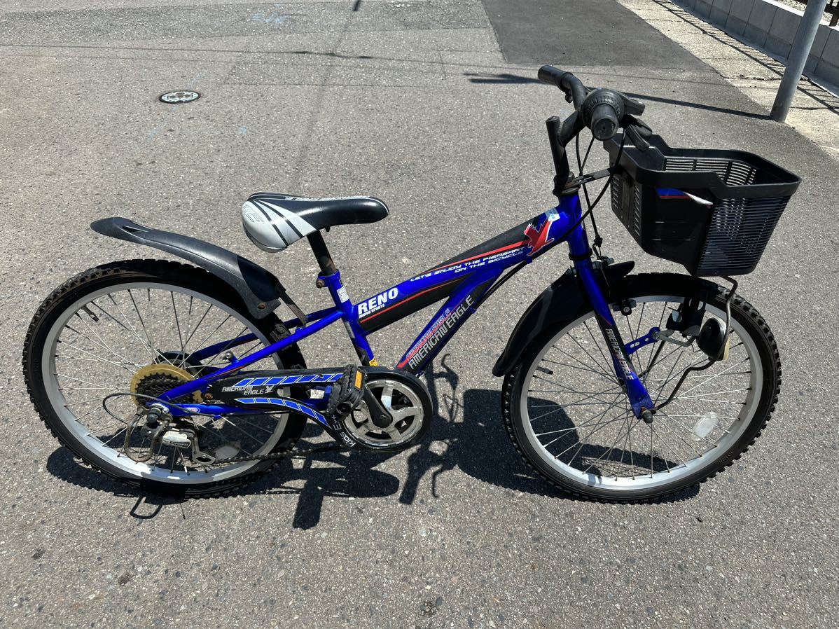 引き取り限定 子供用自転車 American eagle 22インチ 6ギア 【公式通販】