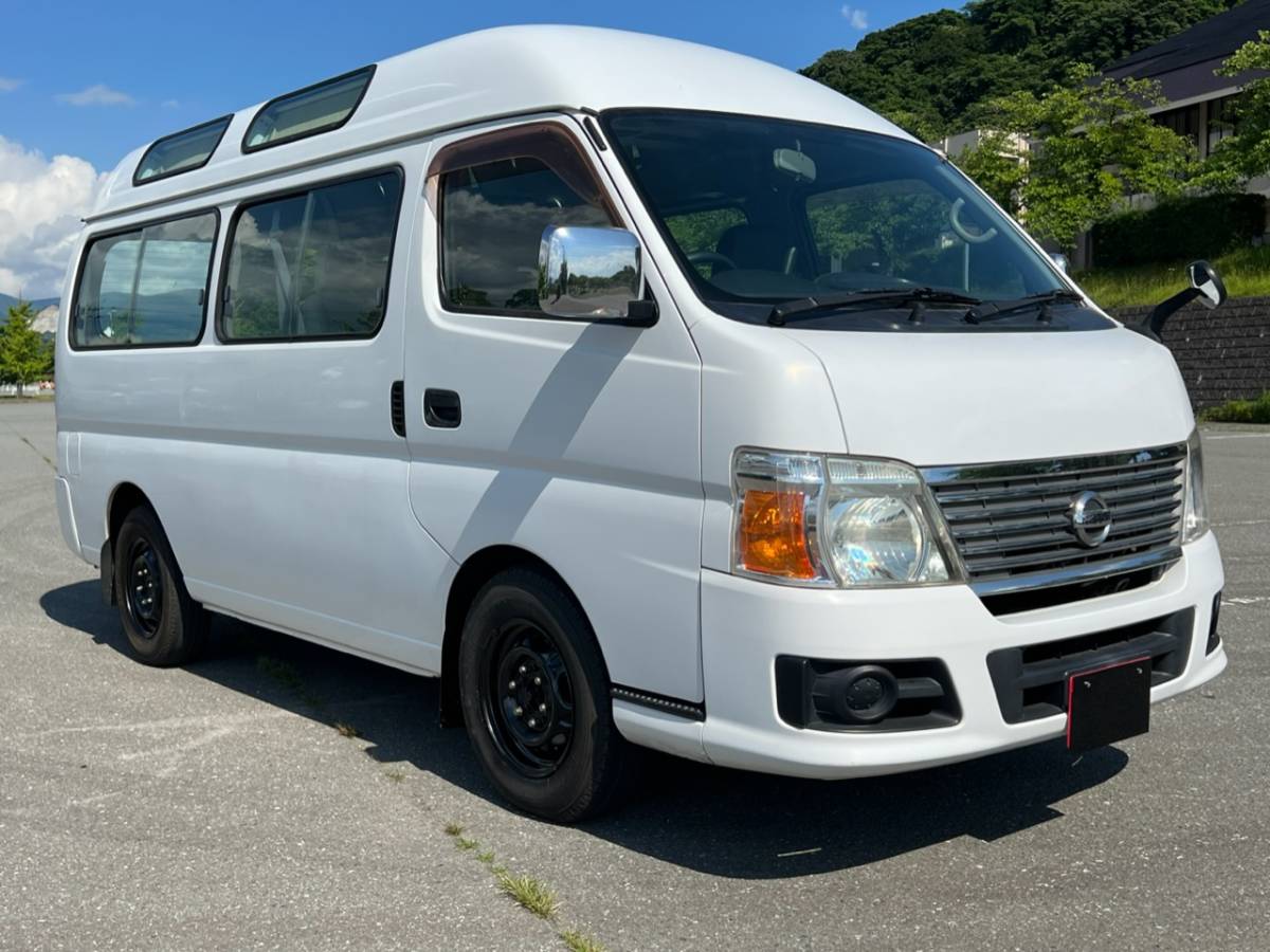 予備検付き！日産　キャラバン　4WD！チェアキャブ　トランポ・キャンピングにも！ディーゼルターボ！！非課税車両　199