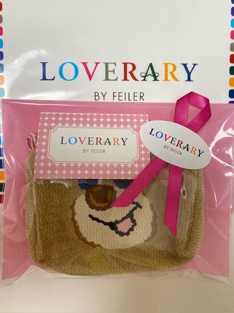 【新品】ラブラリーバイフェイラー ★FEILER ドアップテディガール ポーチ ピンク★テディ ポーチ カード入れ 小物入れ