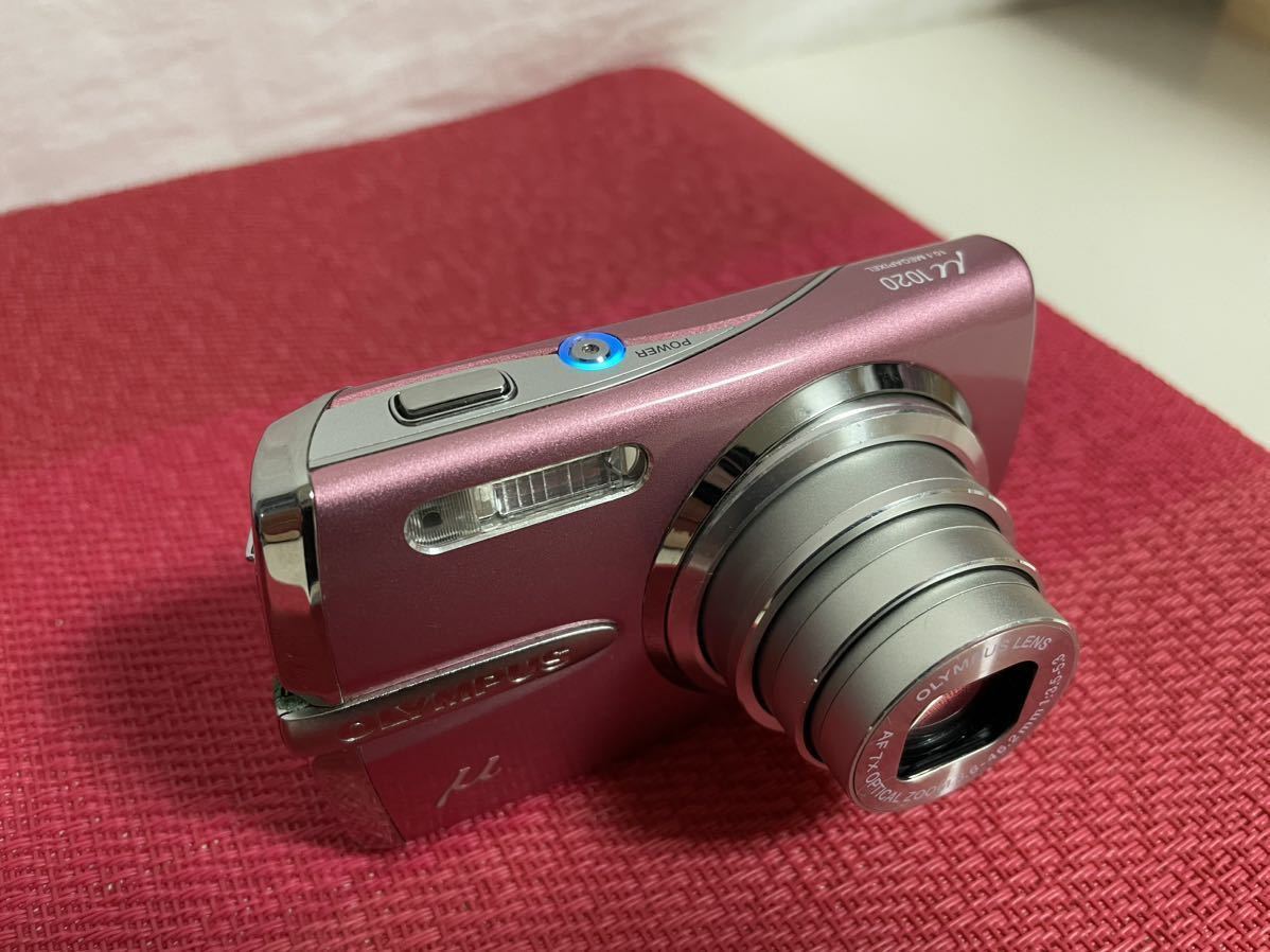 【G2087】 OLYMPUS μ1020 ピンク オリンパス ミュー オリンパス μ 0 | G2087 公式 【美品・付属品多数】OLYMPUS μ