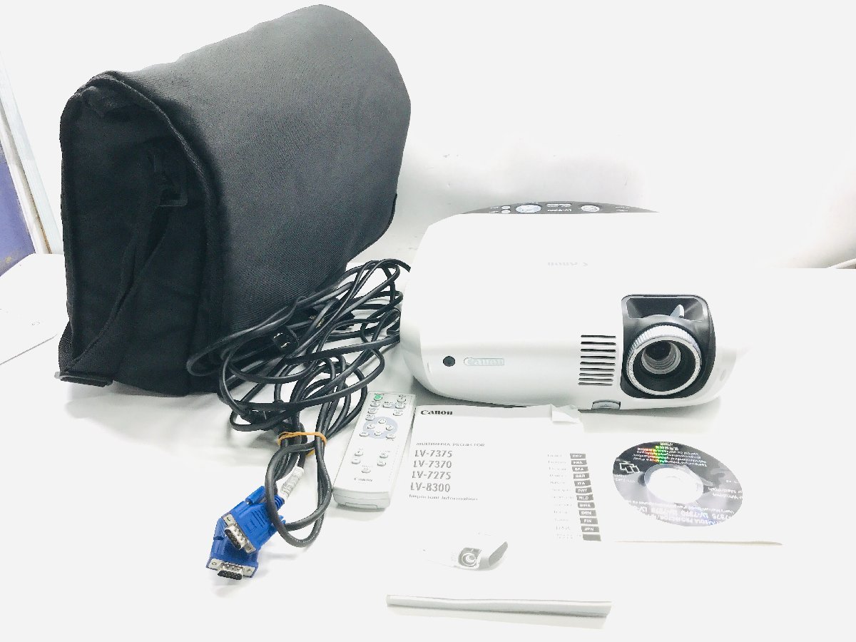 中古良品　canon【プロジェクター】LV-8300　使用時間　731H