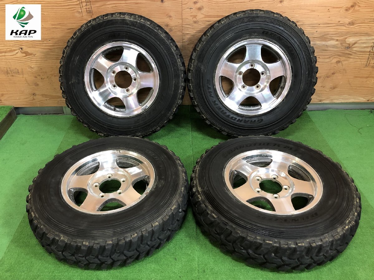 スズキ純正 ENKEI 15×5.5J ホイール ＆ タイヤ DUNLOP 7.00R16LT 8P.R 4