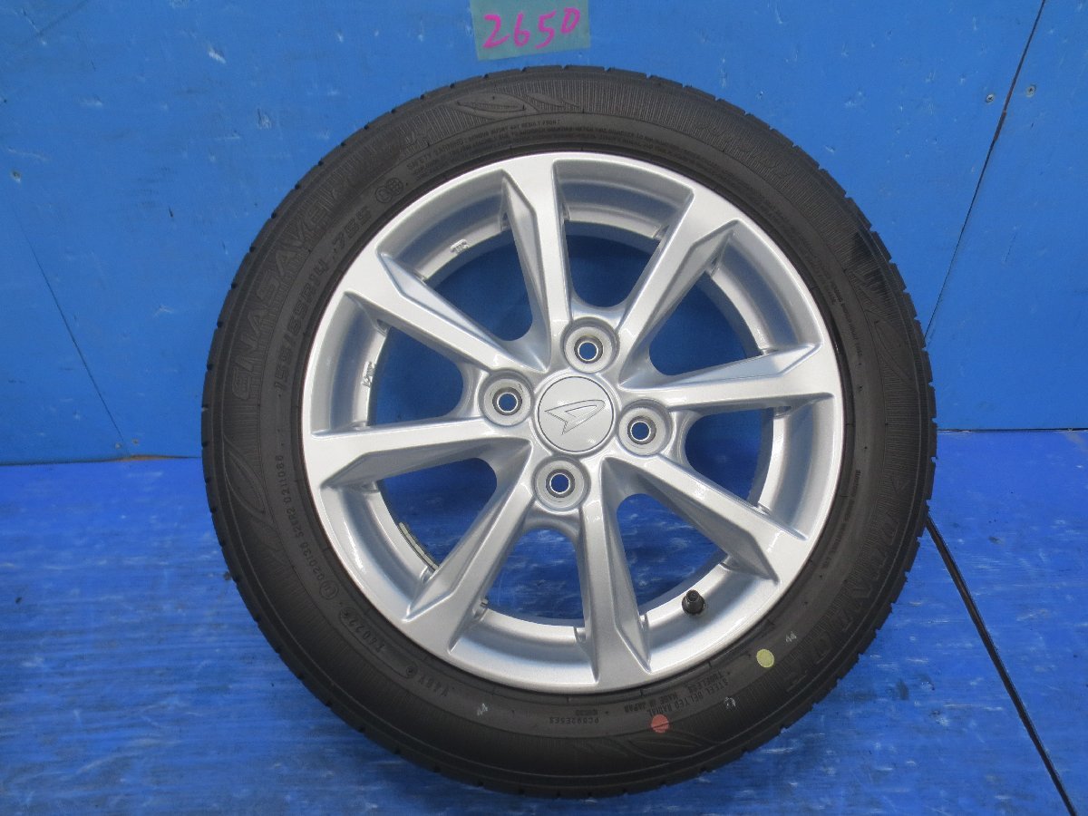 I)ダイハツミライース 純正アルミホイール14インチ/4.5J/オフセット45 