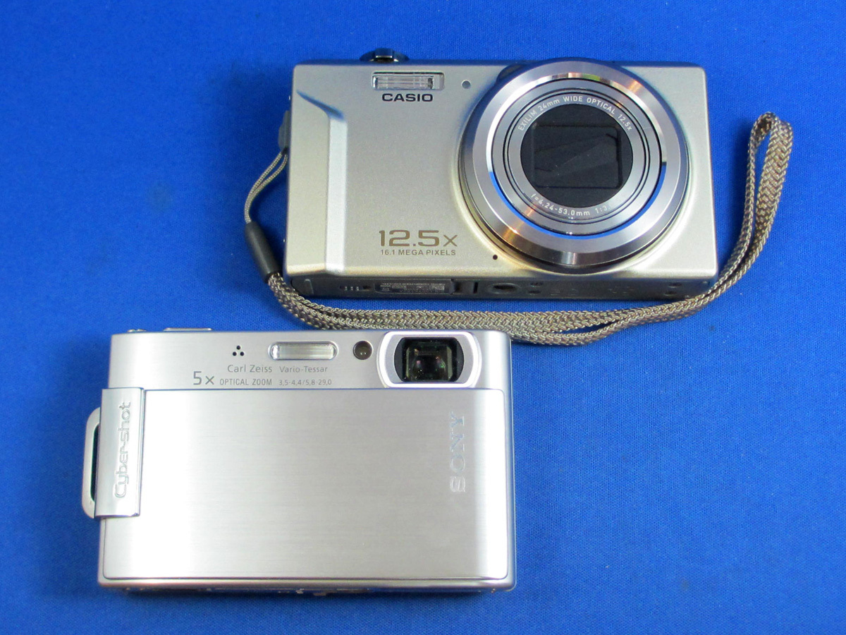 まとめ 2台 SONY Cyber-shot DSC-T200 CASIO EXILIM EX-Z780