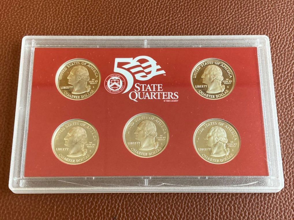 米国硬貨 1セント硬貨 ロール 5本セット アメリカ 2005年 ミントコイン セット☆ 1セント 5セント 25セント 50