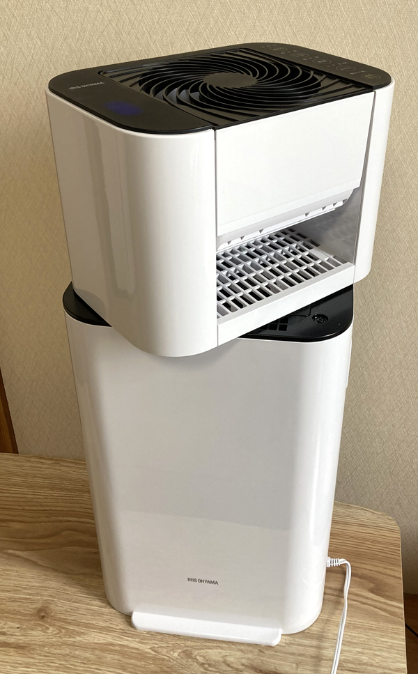 アイリスオーヤマ サーキュレーター 衣類乾燥除湿機 KIJD-I50-W