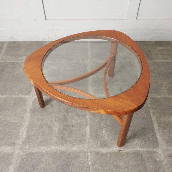 ローテーブル ローテーブル ネイサン ガラステーブル ヴィンテージ