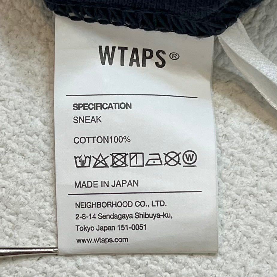 1266) 美品 22 SS WTAPS SHEAK NAVY S/S TEE Tシャツ identity ネイビー L