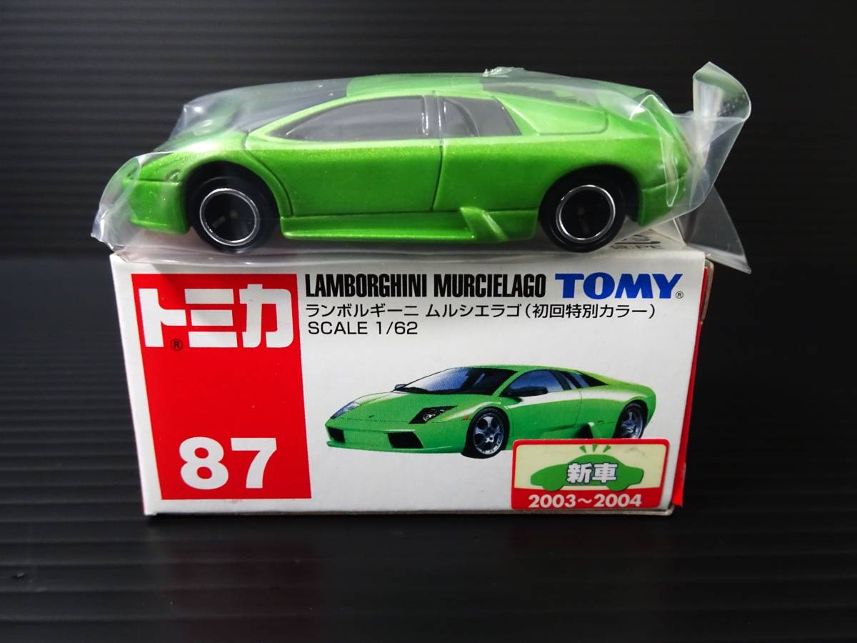  トミカ 87 ランボルギーニ ムルシエラゴ 初回特別カラー(乗用車)｜売買されたオークション情報、yahooの商品情報をアーカイブ公開 - オークファン 乗用車