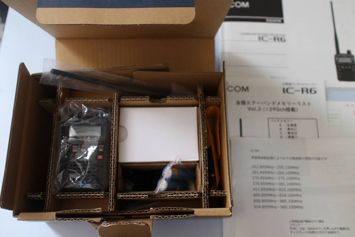 極美品 ICOM アイコム IC-R6 エアーバンドスペシャル マルチバンド 