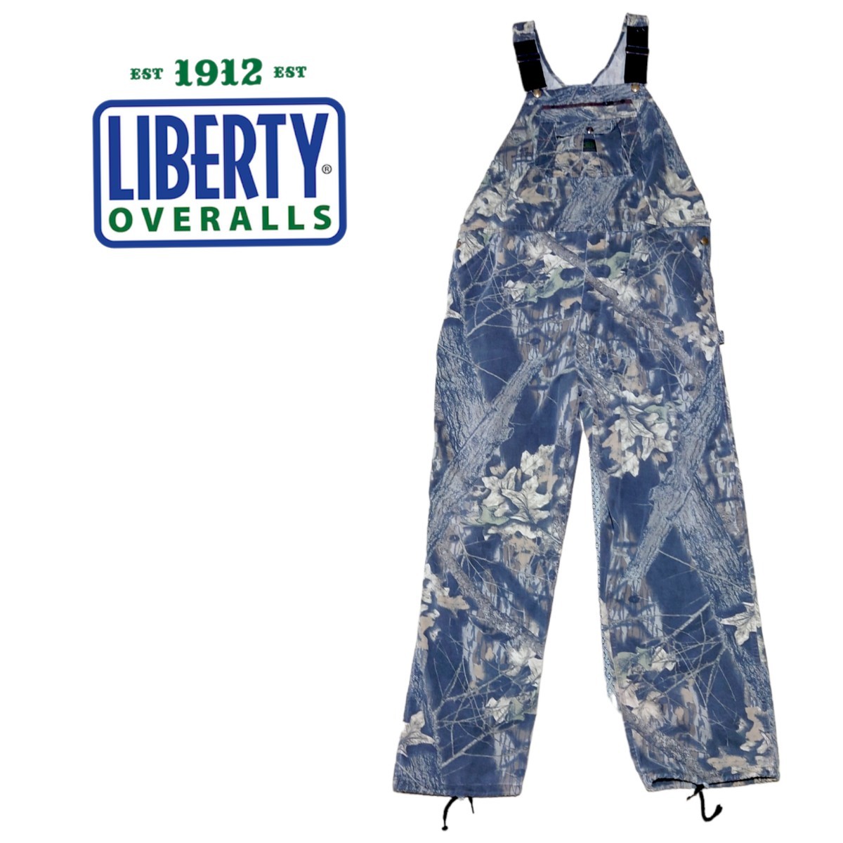 【LIBERTY】迷彩 リアルツリーカモ オーバーオール A-1020