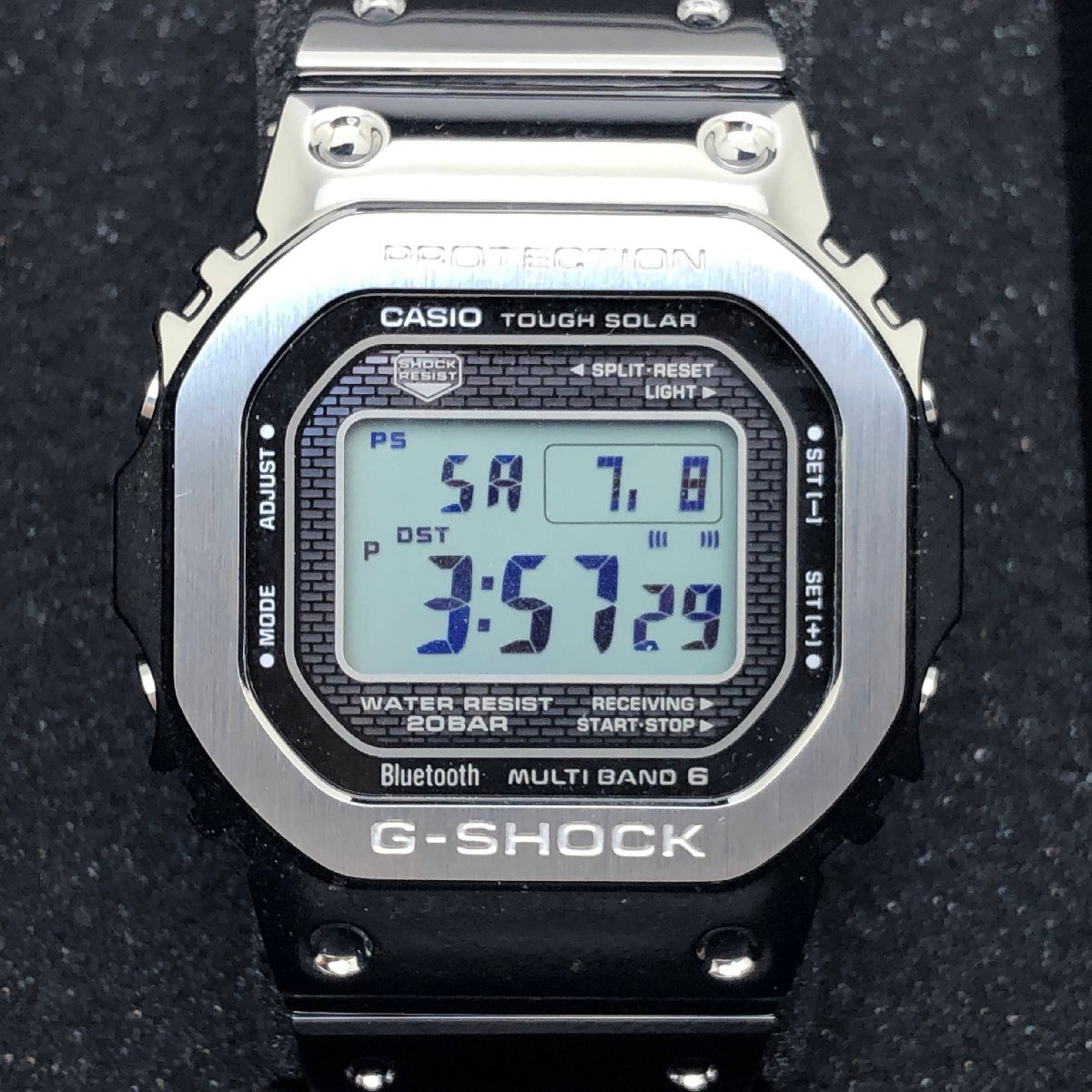 Casio ジーショックフルメタル gmw-b5000d-1cjf レビュー カシオ G