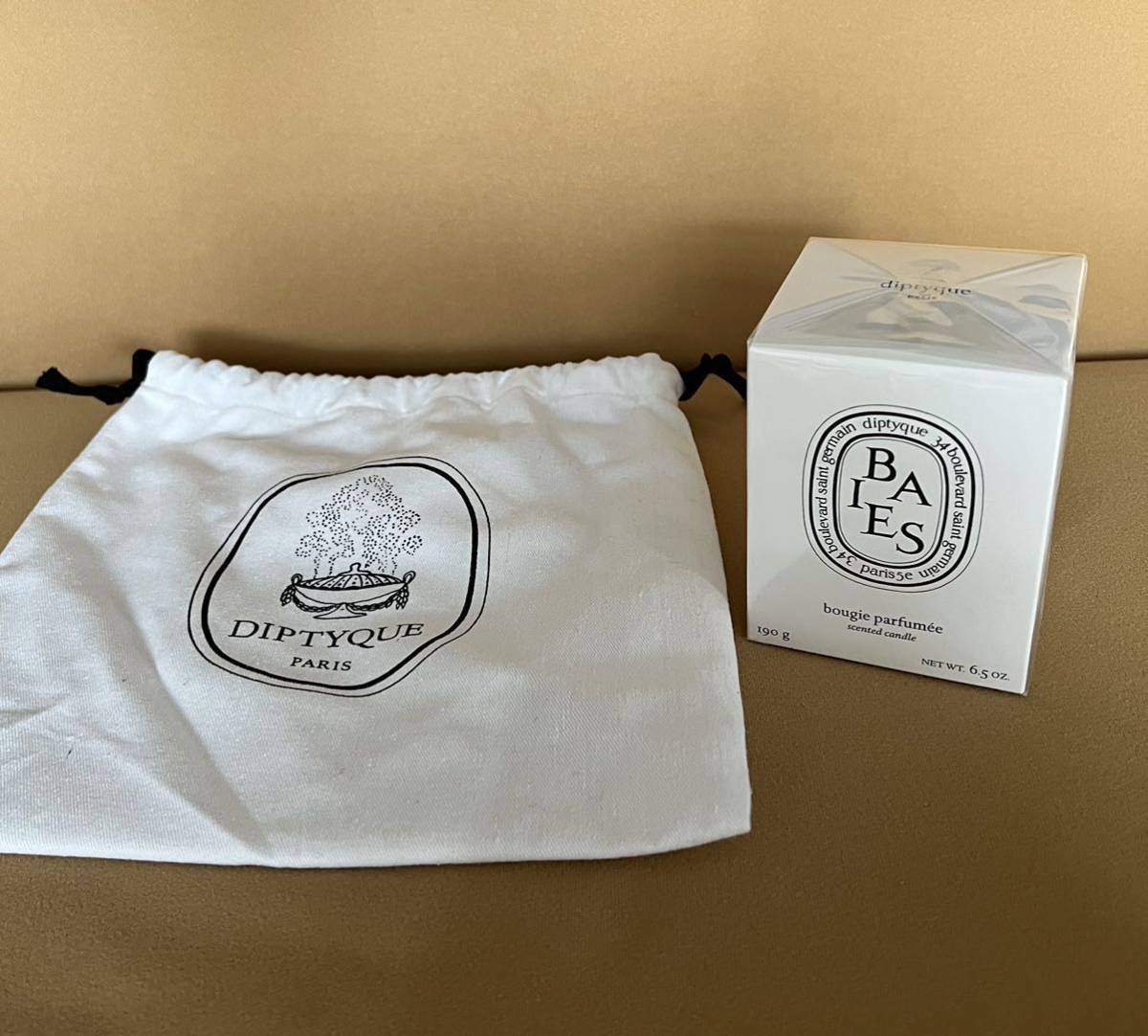 diptyqueディプティック フレグランスキャンドル キャンドル　べ　190g